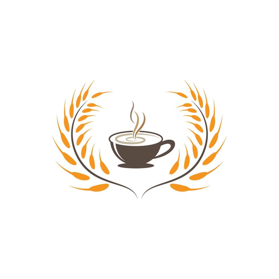 koffiekopje logo afbeeldingen vector