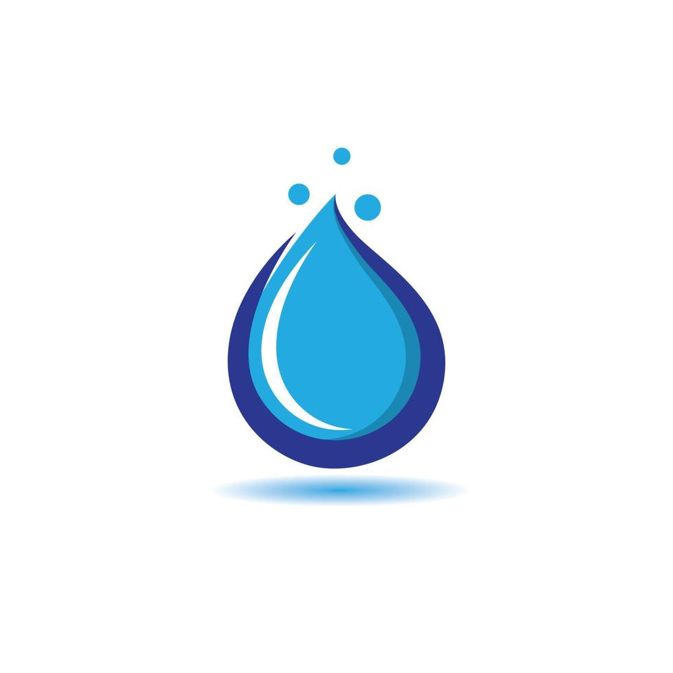 water laten vallen symbool vector icoon