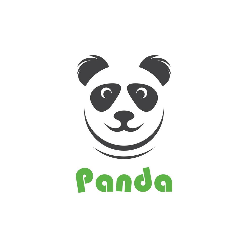 panda logo sjabloon vector icoon