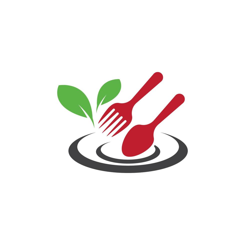 restaurant icoon logo vector