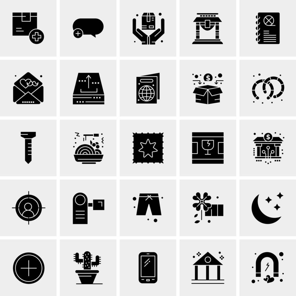25 universeel bedrijf pictogrammen vector creatief icoon illustratie naar gebruik in web en mobiel verwant project