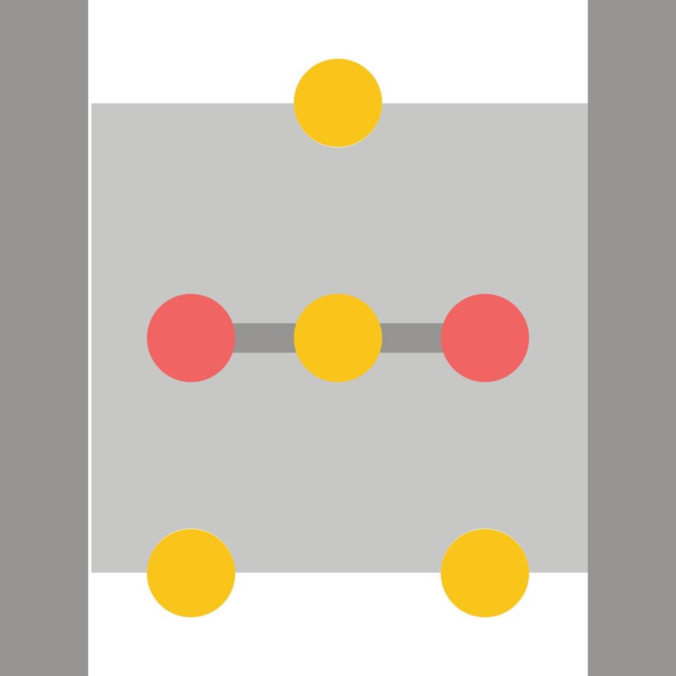 telraam onderwijs wiskunde vlak kleur icoon vector icoon banier sjabloon