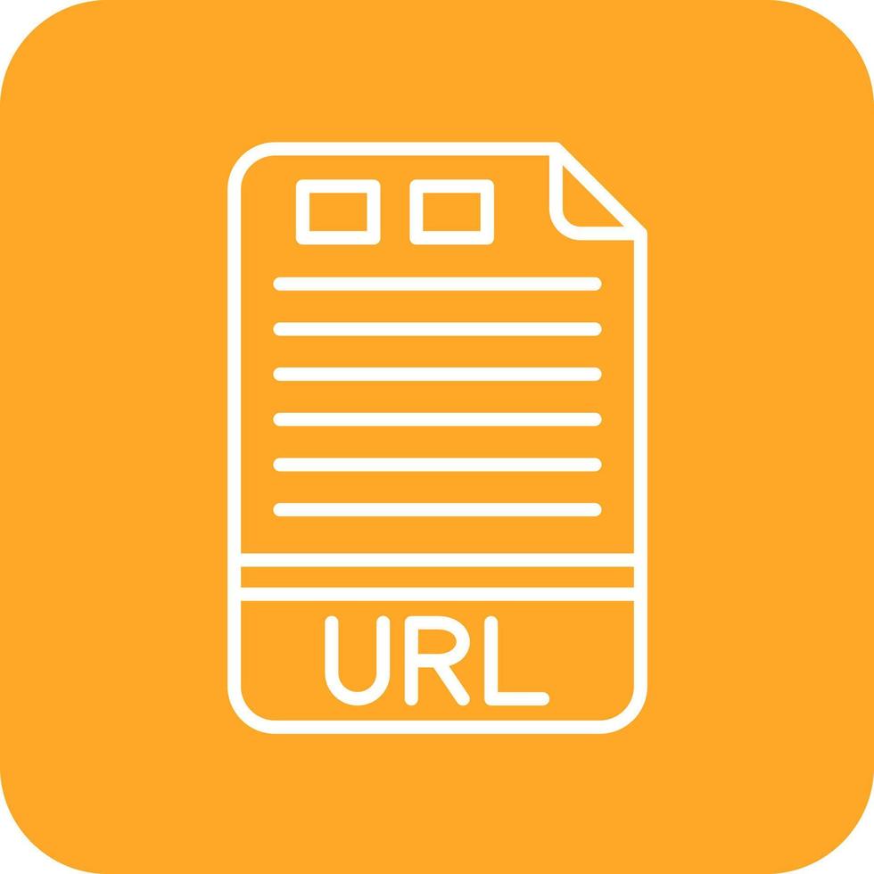 url lijn ronde hoek achtergrond pictogrammen vector