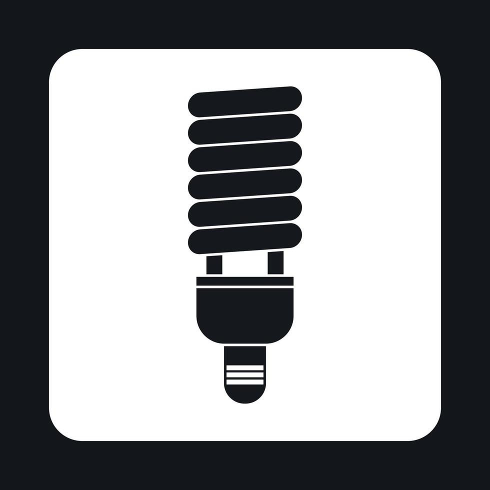 energie besparing fluorescerend licht lamp icoon vector