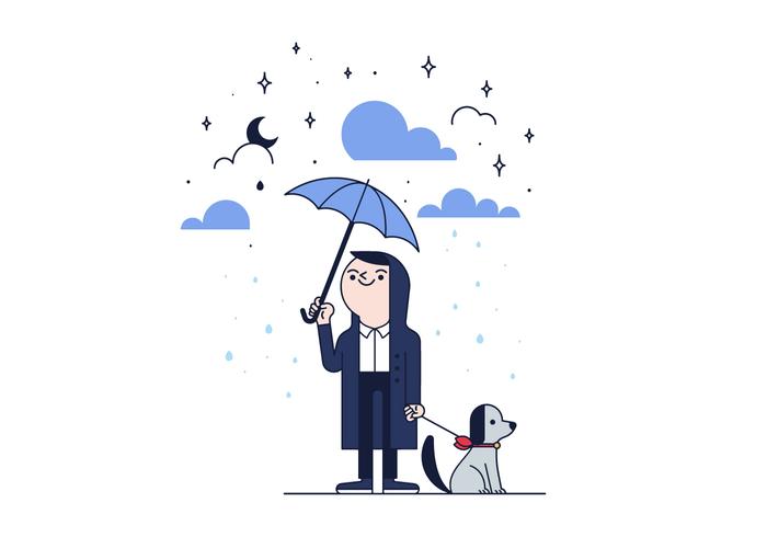 Gratis Rain Vector