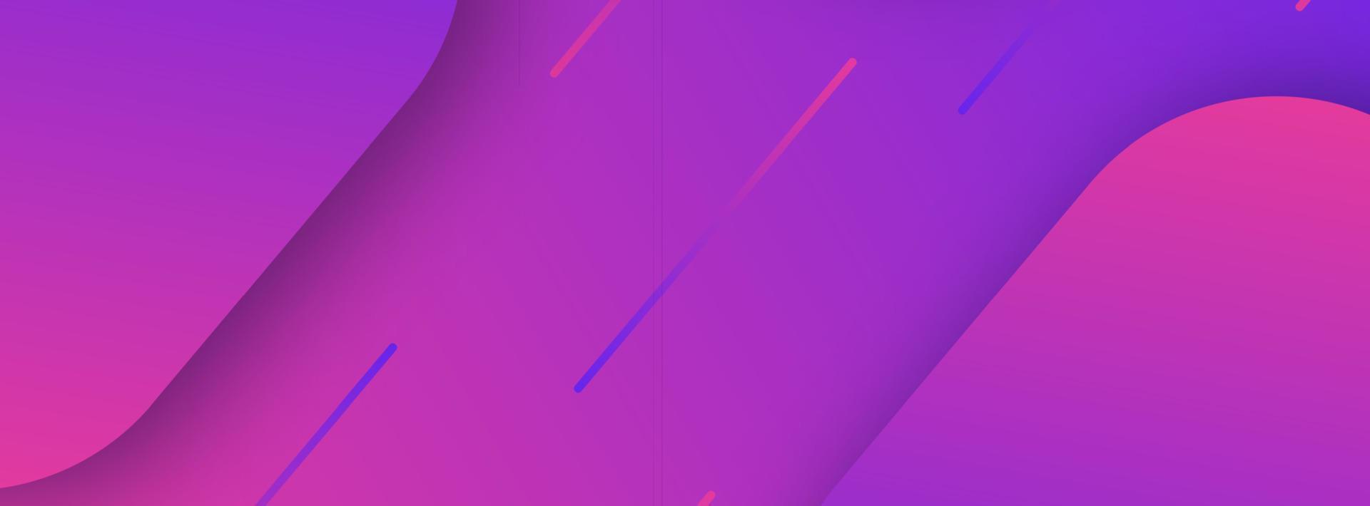 modieus meetkundig Purper achtergrond met abstract dynamisch vormen. banier ontwerp. futuristische patroon. vector illustratie