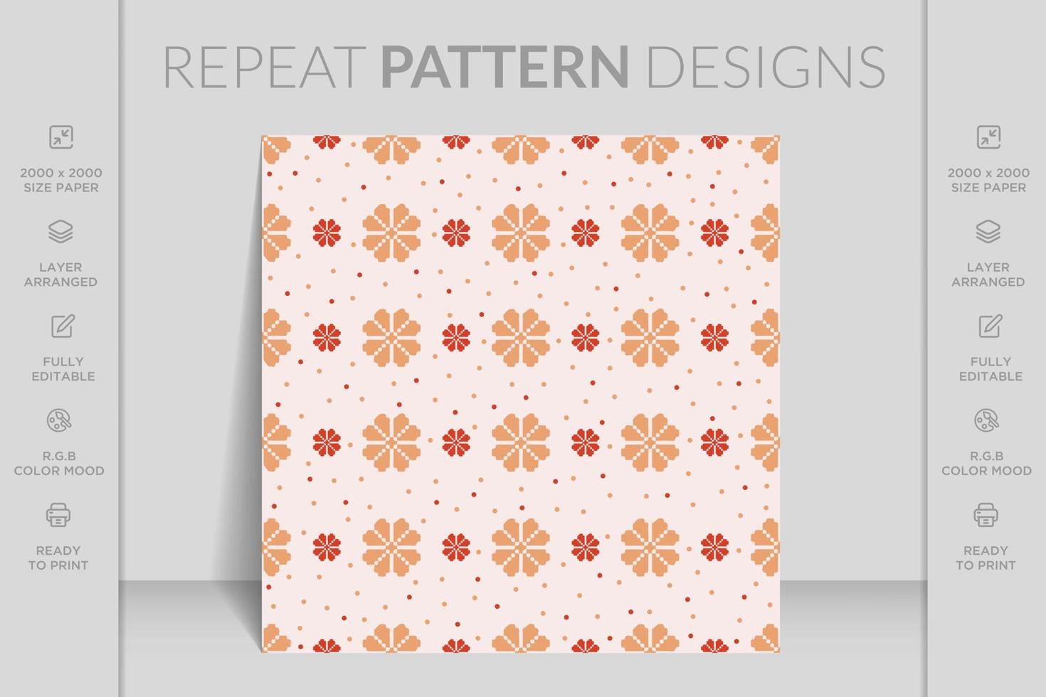 hand- getrokken naadloos sier- kleurrijk bloemen bloemen patroon achtergrond ontwerp vlak illustratie vector