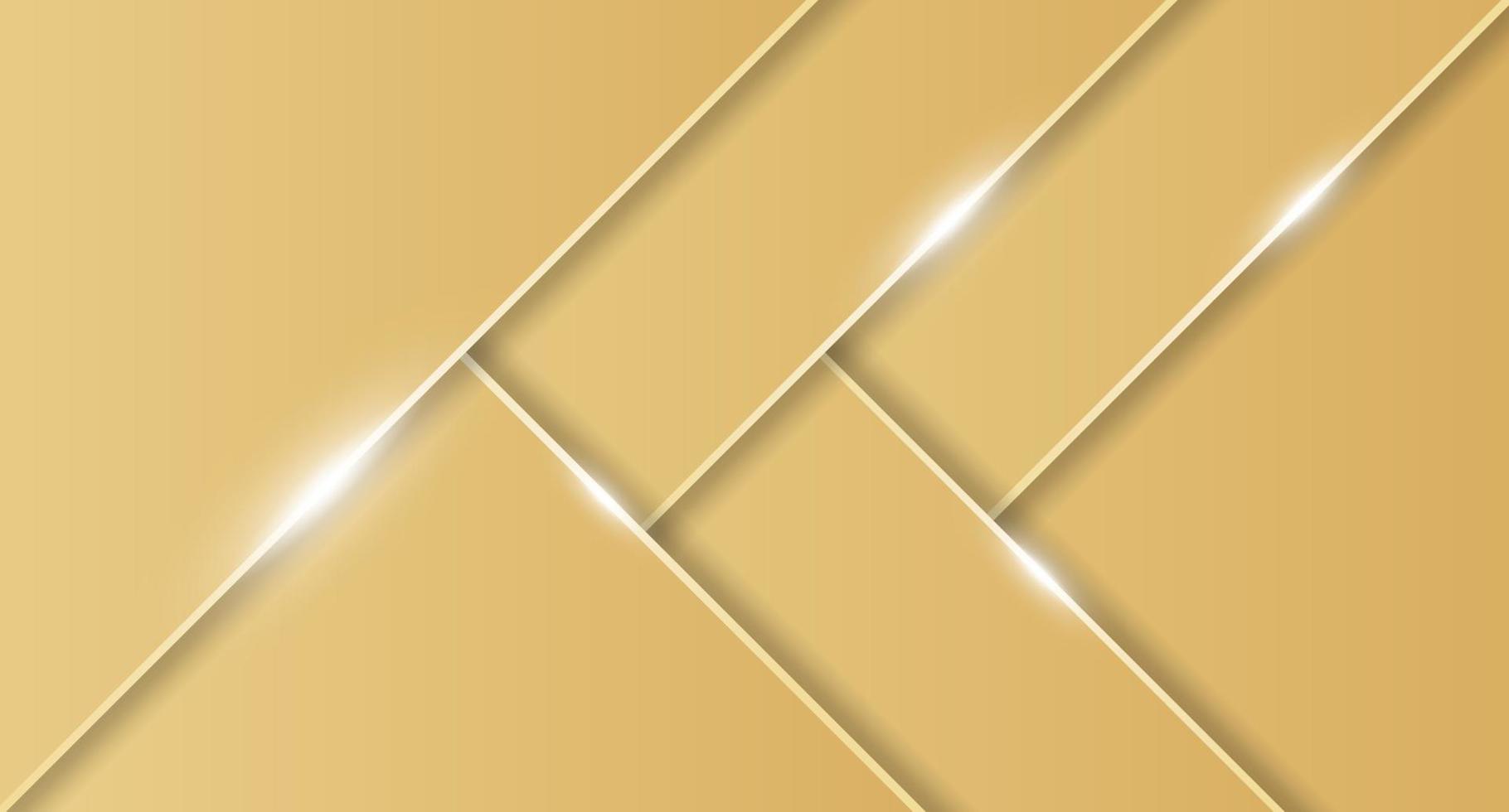 abstract goud achtergrond met lijnen en schijnen effect. luxe abstract goud achtergrond. vector illustratie