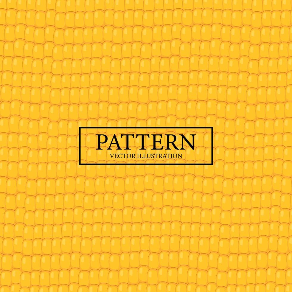 patroon achtergrond geel sappig maïs pitten - vector