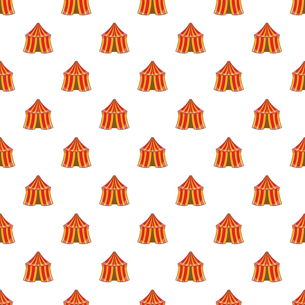 circus tent patroon, tekenfilm stijl vector