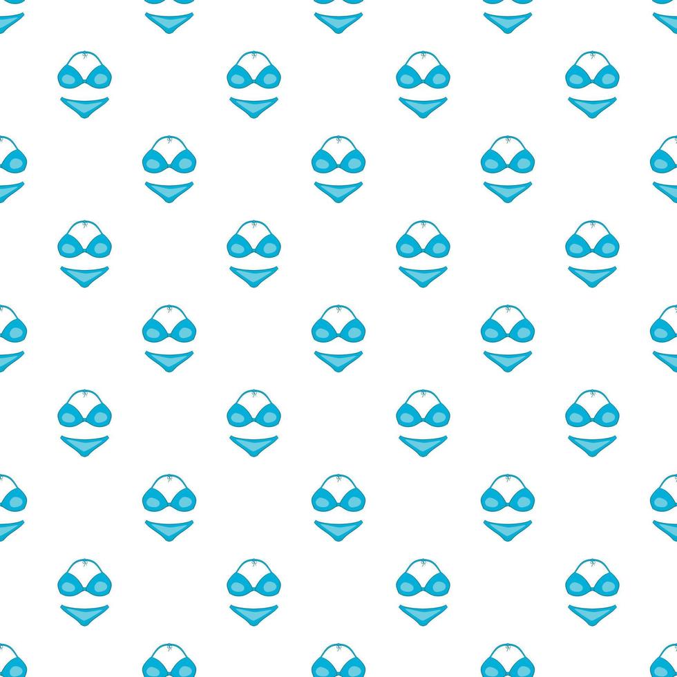 blauw zwempak patroon, tekenfilm stijl vector