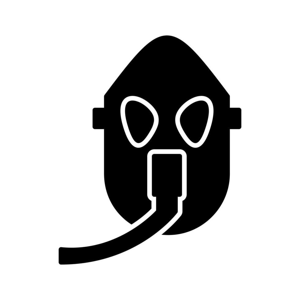 uniek zuurstof masker vector icoon