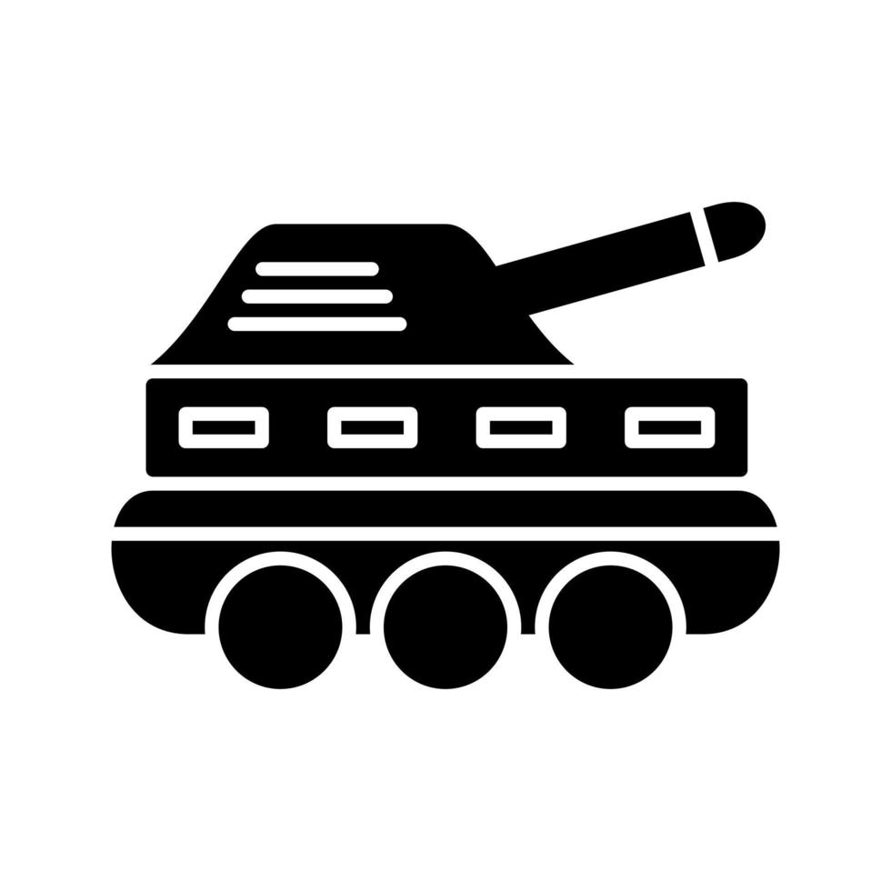 infanterie tank vector icoon