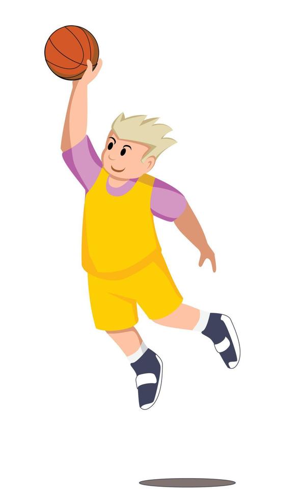 illustratie basketbalspeler vector