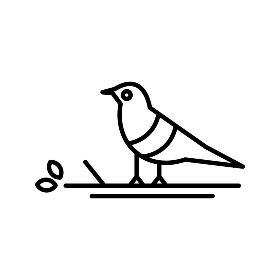 vogel vector pictogram