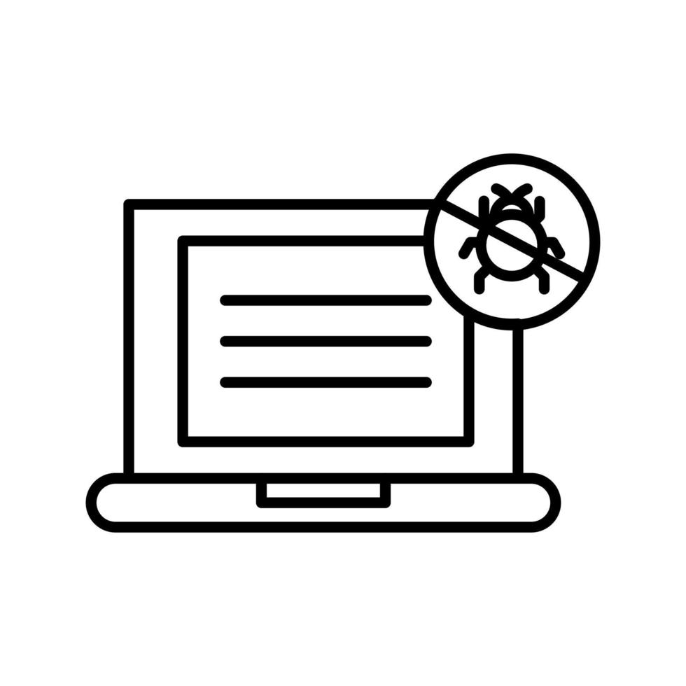 antivirus vector pictogram