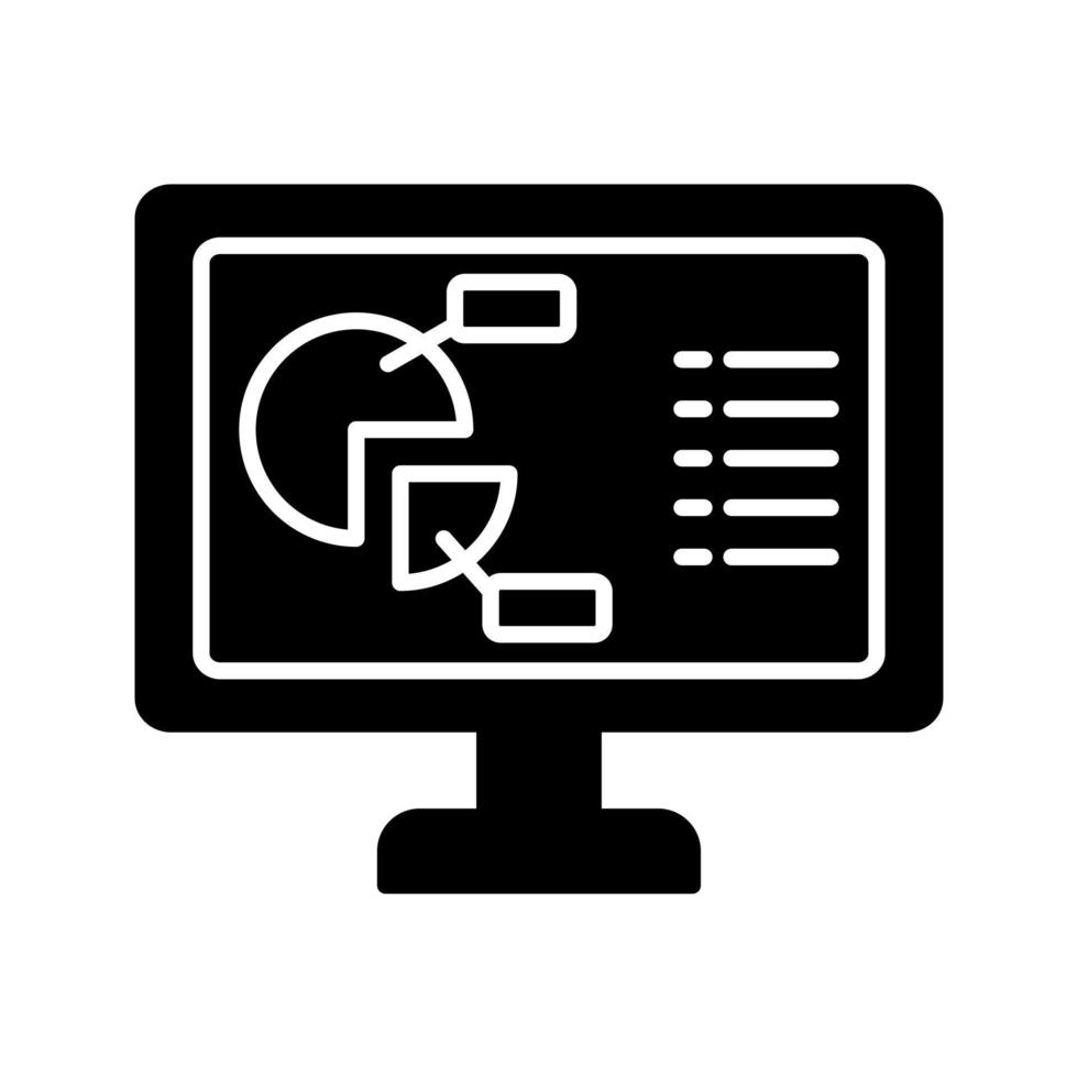 cirkeldiagram vector pictogram