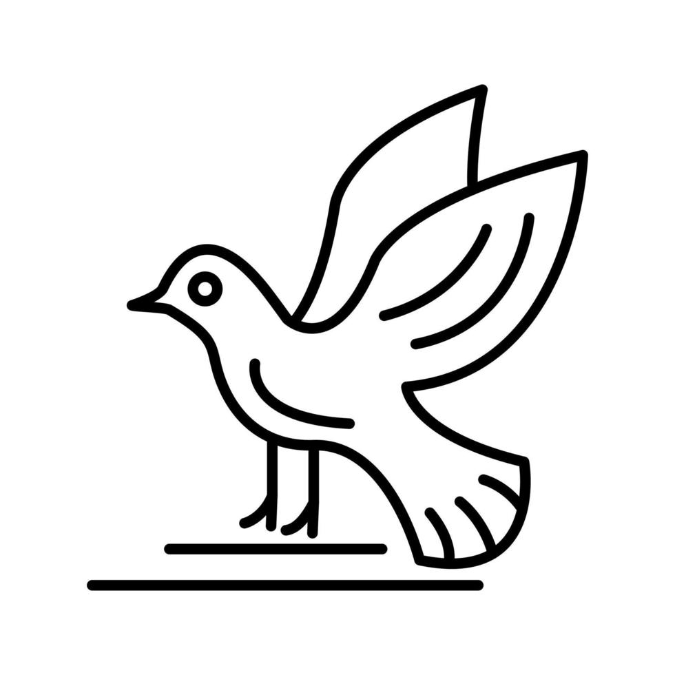 vogel vector pictogram