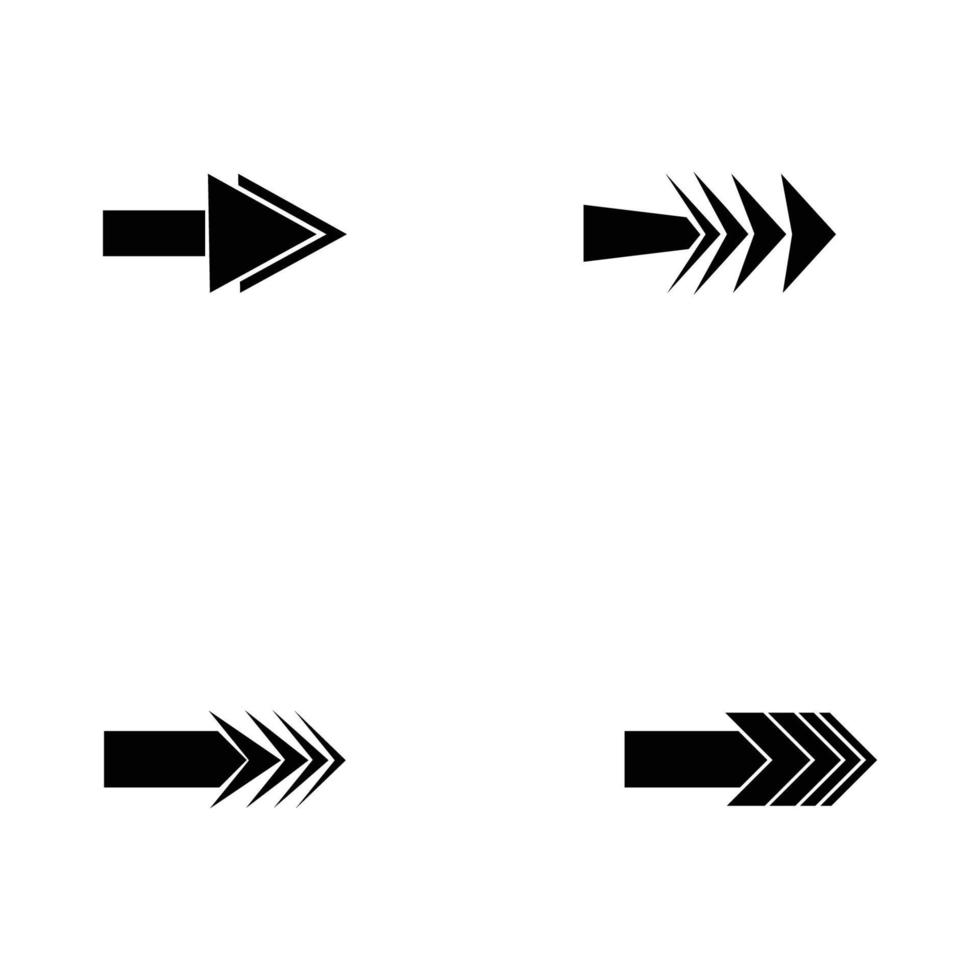 pijl pictogrammenset vector