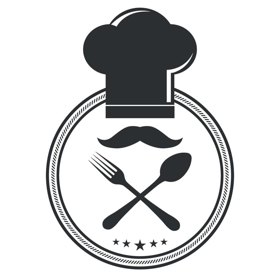 Koken logo illustratie. vector