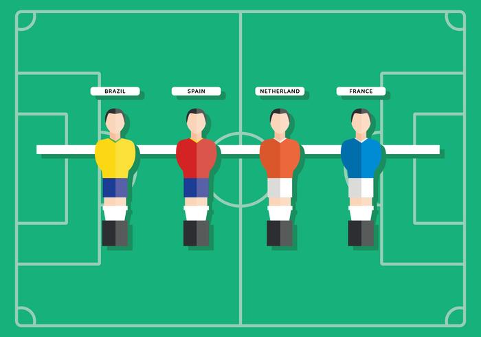 Subbuteo Illustratie vector