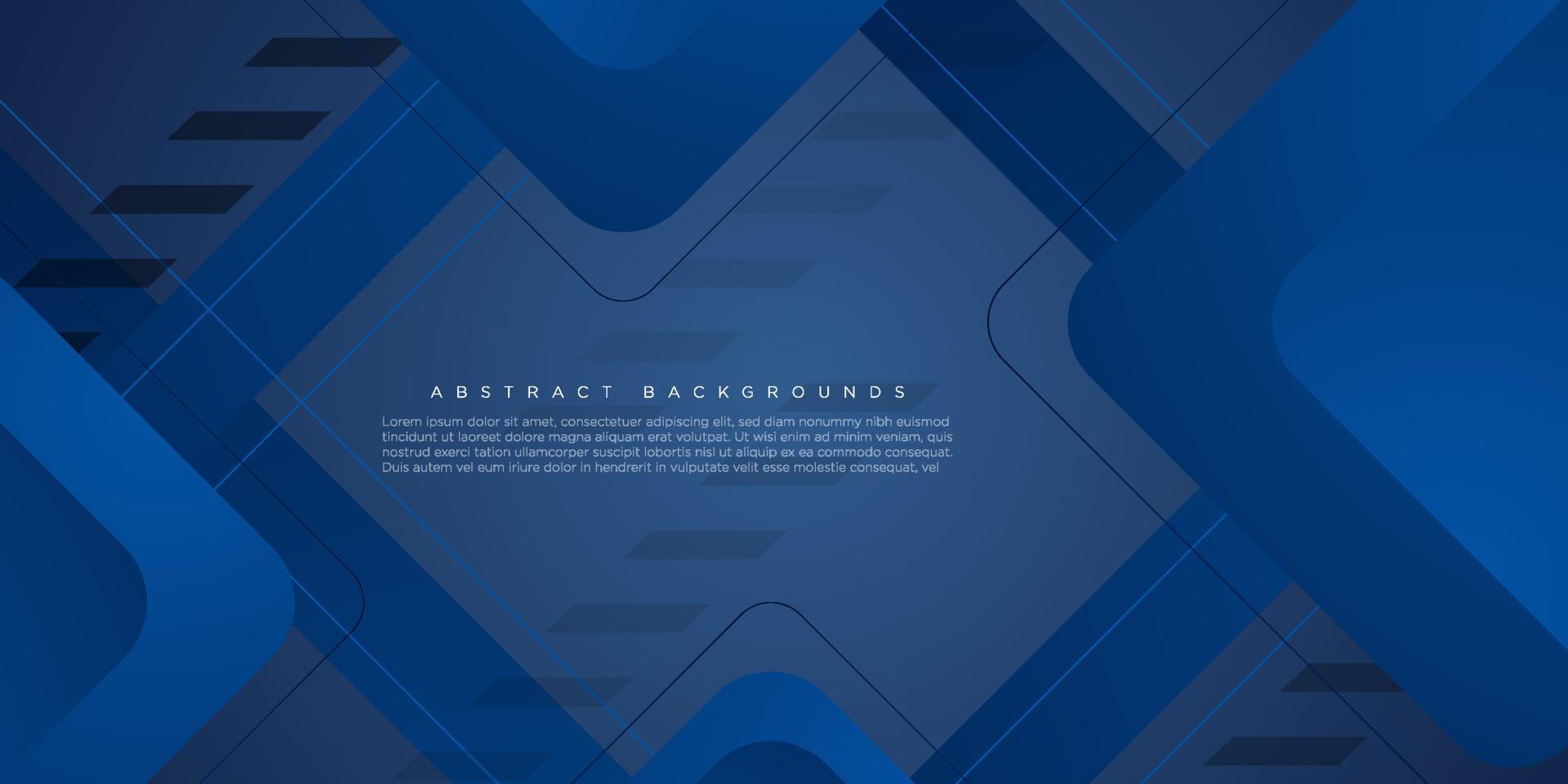 abstract blauw en grijs driehoek Aan donker kleur meetkundig ontwerp. modern futuristische achtergrond vector illustratie.eps10 vector