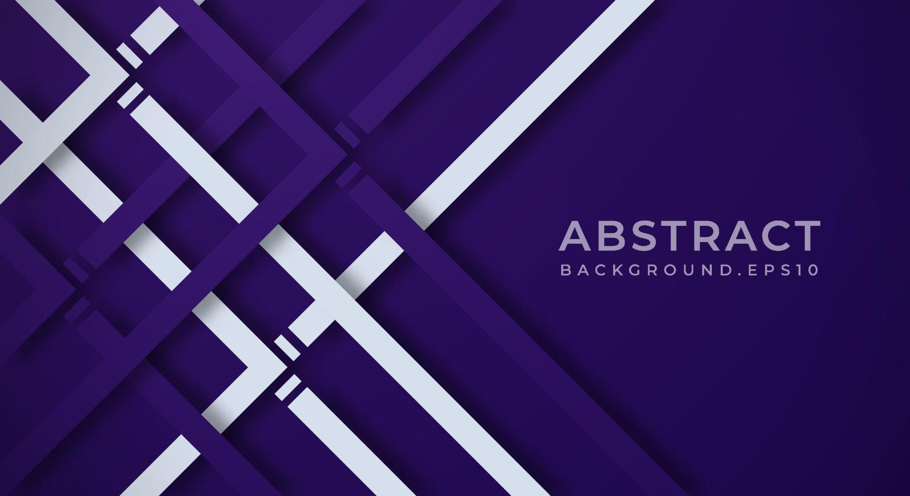 abstract donker Purper 3d achtergrond met Purper en wit lijnen papier besnoeiing stijl getextureerd. bruikbaar voor decoratief web lay-out, poster, banier, zakelijke brochure en congres sjabloon ontwerp vector