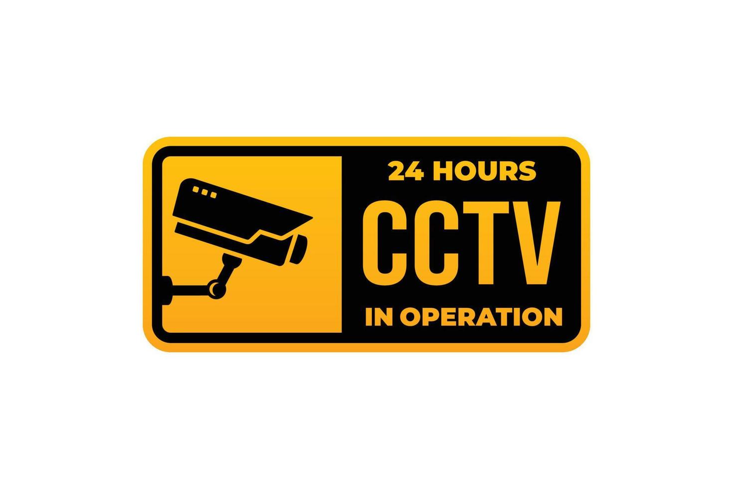 aandacht cctv in operatie symbool vector