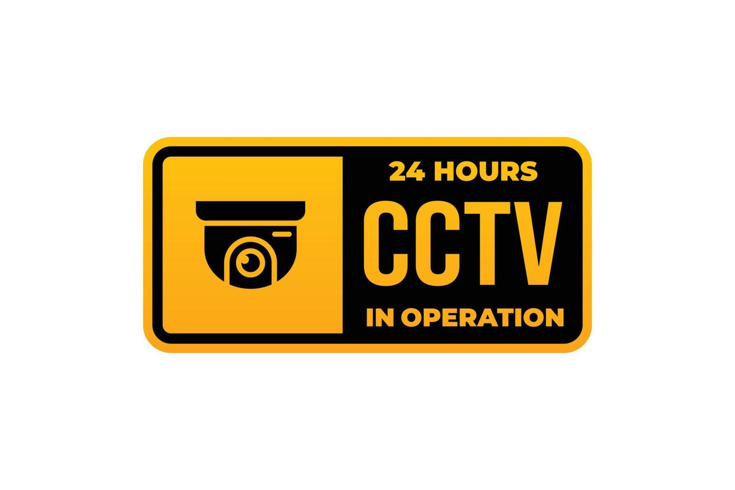 aandacht cctv in operatie symbool vector