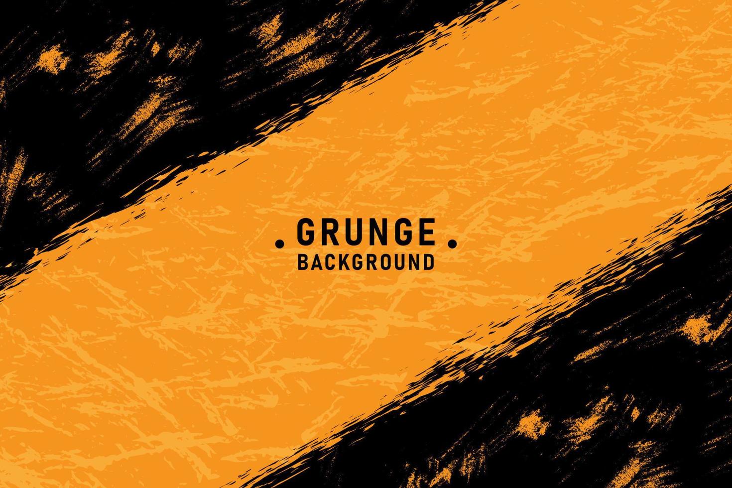 abstracte oranje en zwarte grunge textuur achtergrond vector