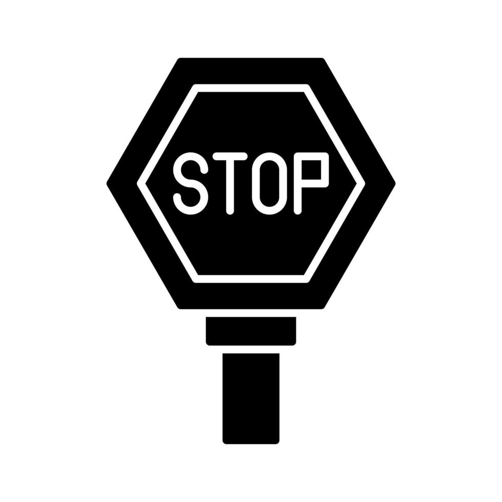 stopbord vector pictogram