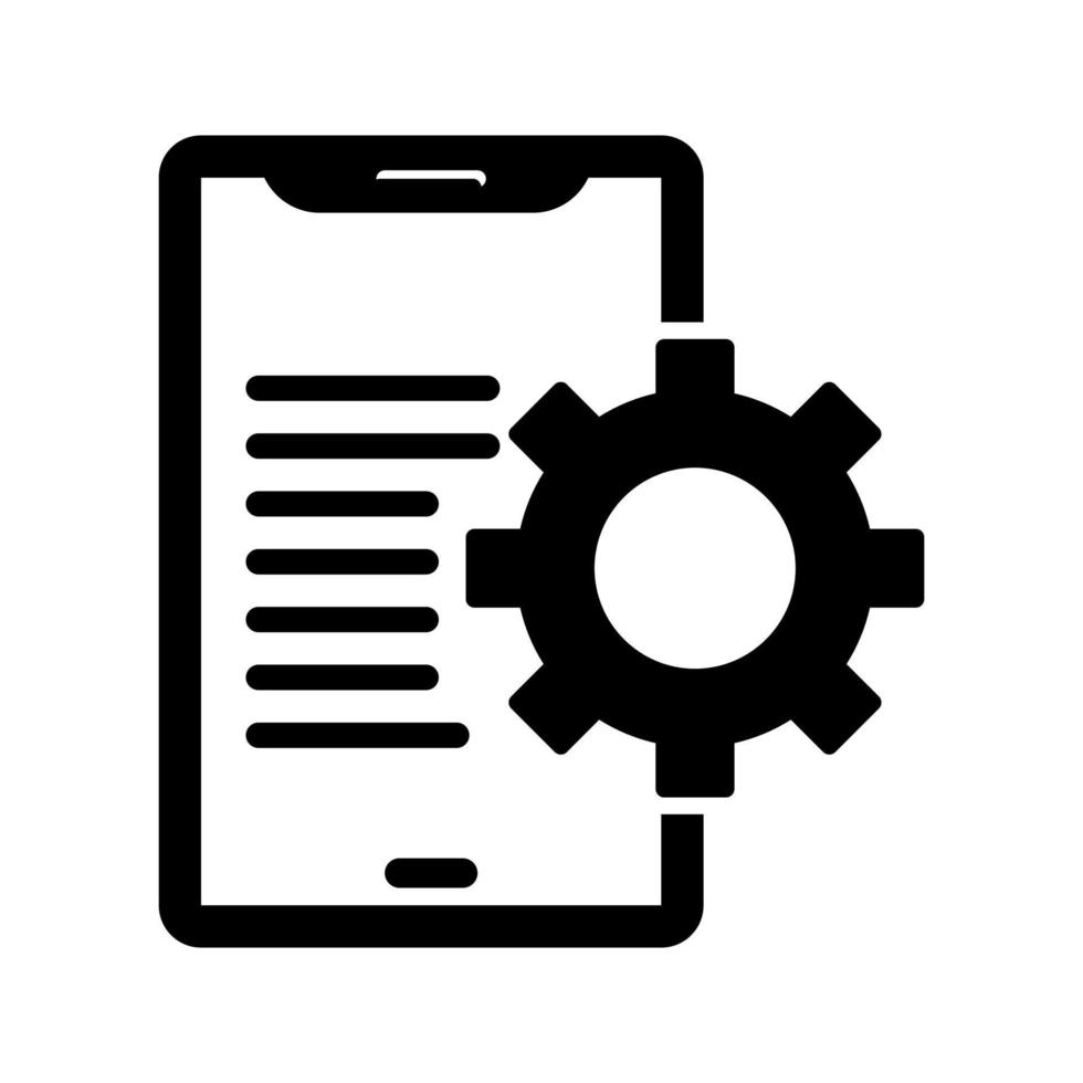 instellingen vector pictogram