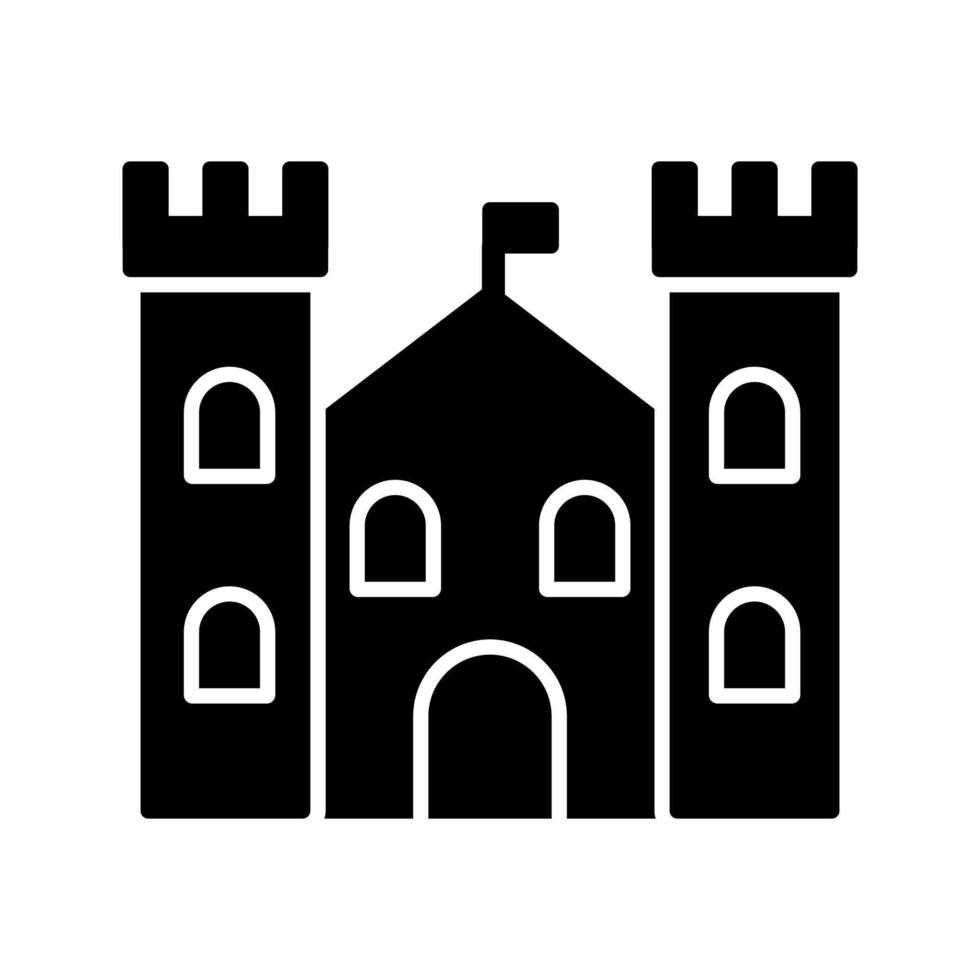 kasteel vector pictogram