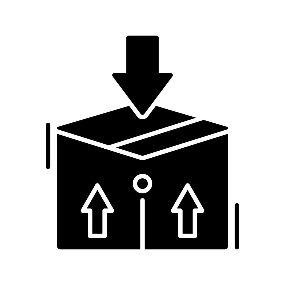 pakket vector pictogram