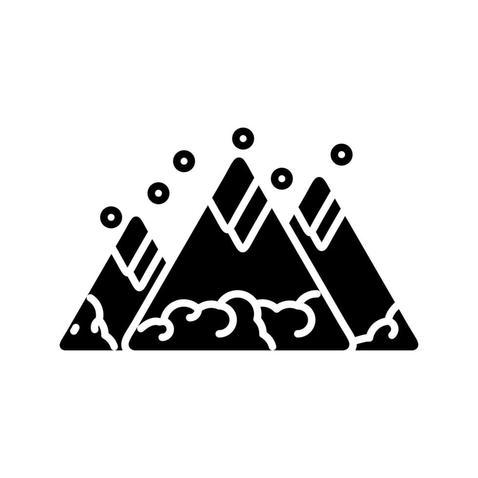 berg vector pictogram