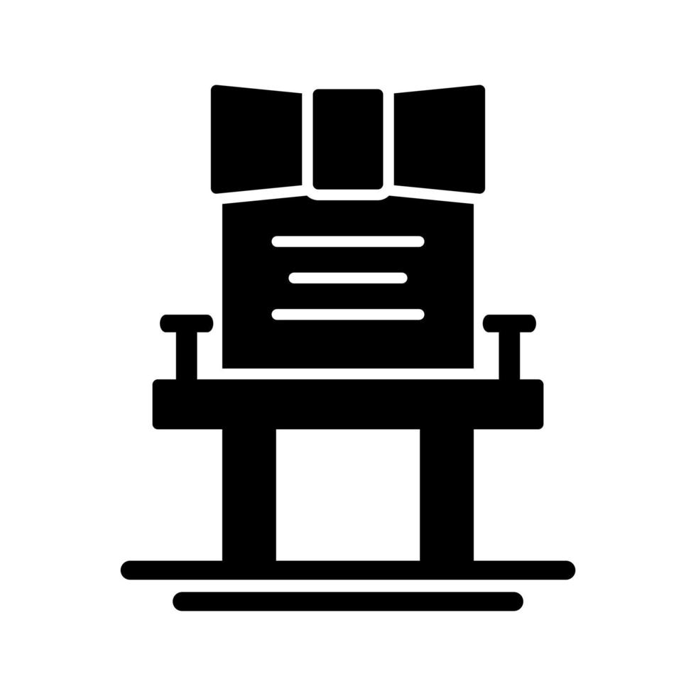 stoel vector pictogram