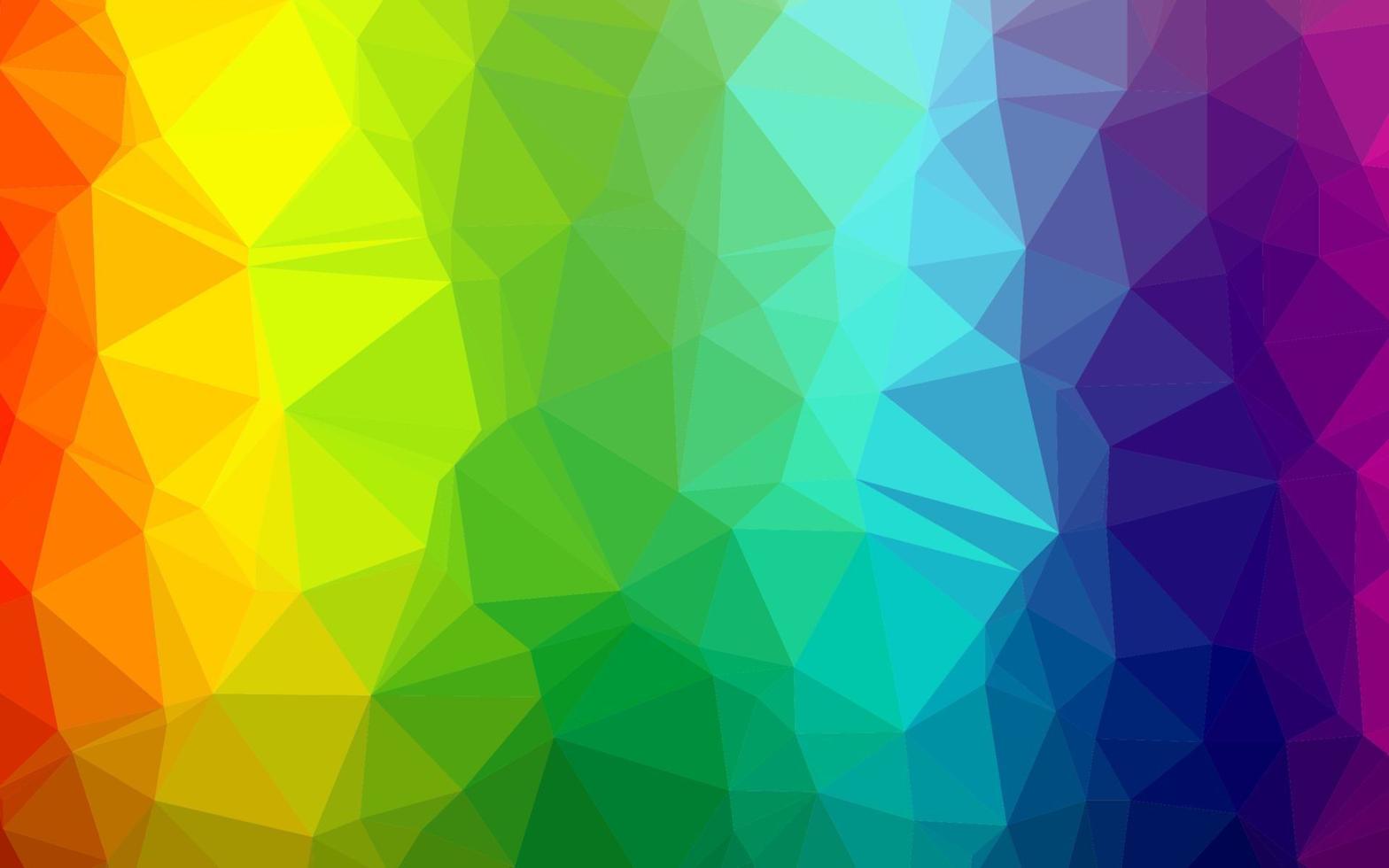 licht veelkleurig, regenboog vector veelhoek abstracte lay-out.