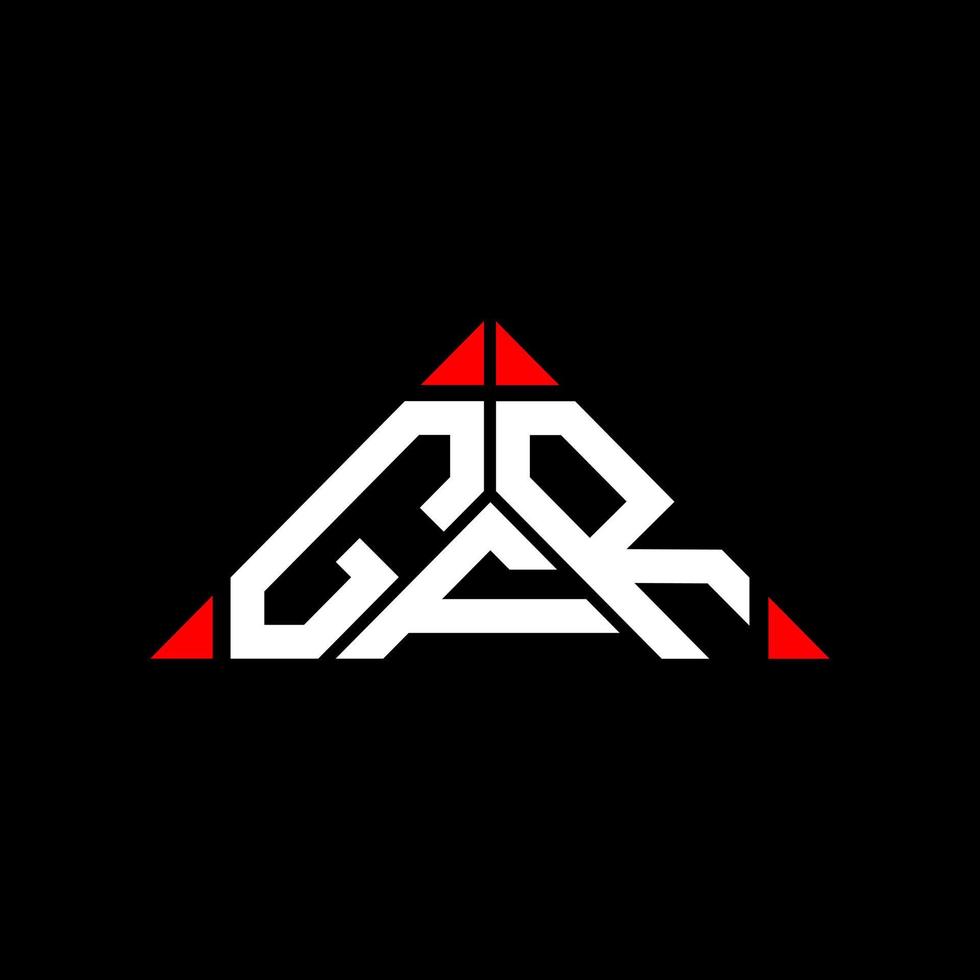 gfr brief logo creatief ontwerp met vector grafisch, gfr gemakkelijk en modern logo.