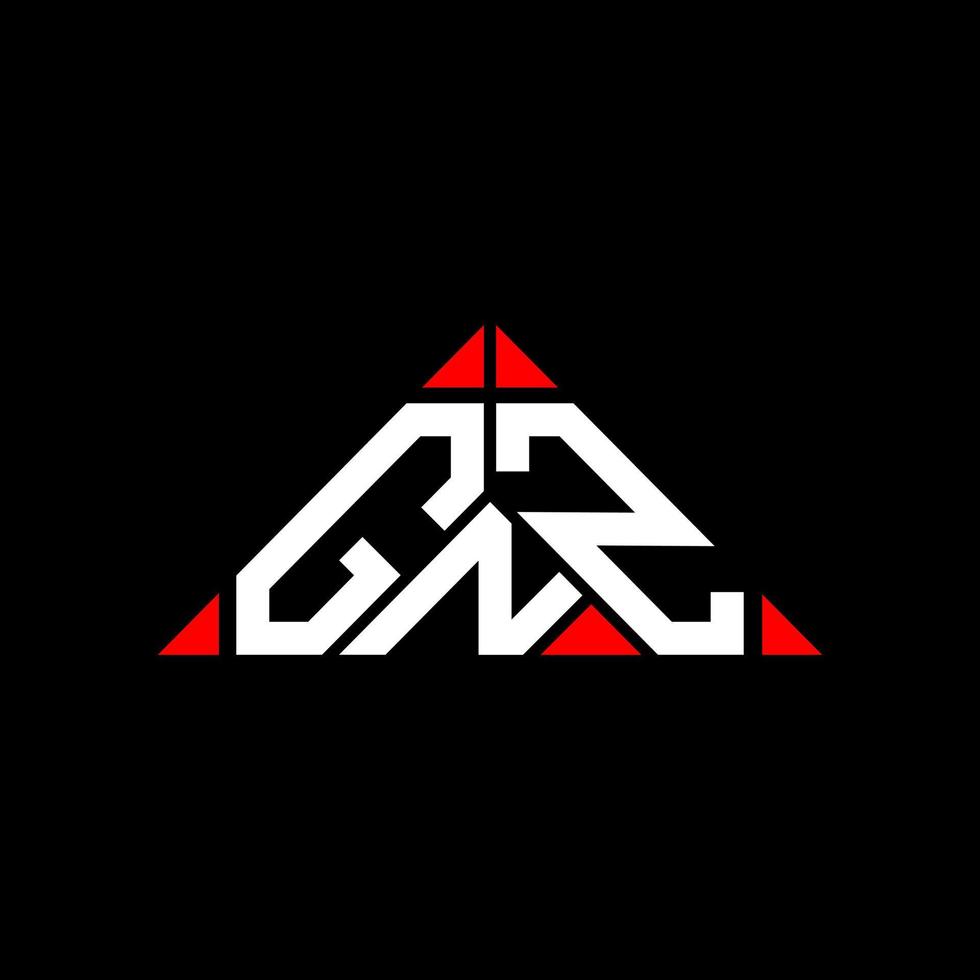 gnz brief logo creatief ontwerp met vector grafisch, gnz gemakkelijk en modern logo.