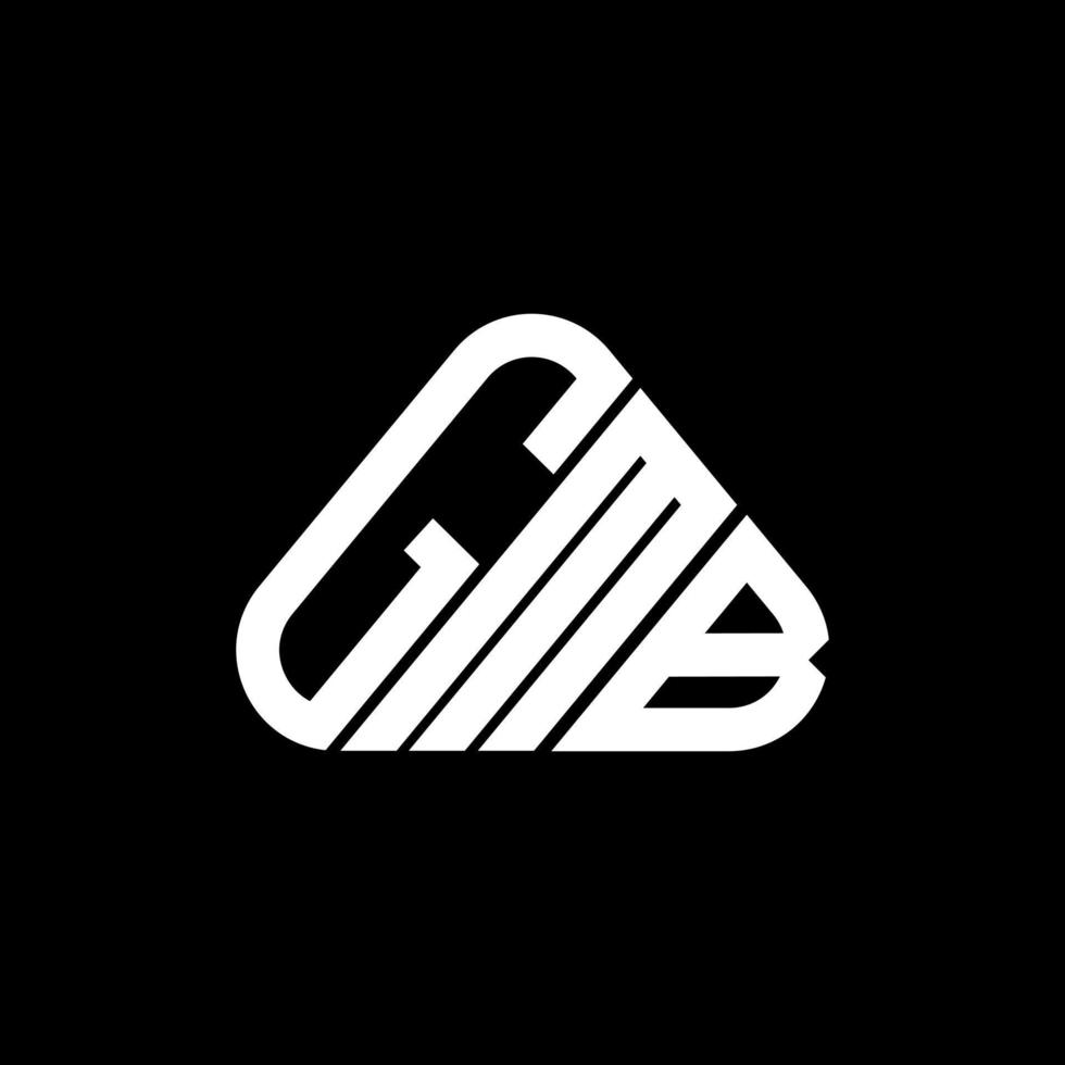 gmb brief logo creatief ontwerp met vector grafisch, gmb gemakkelijk en modern logo.