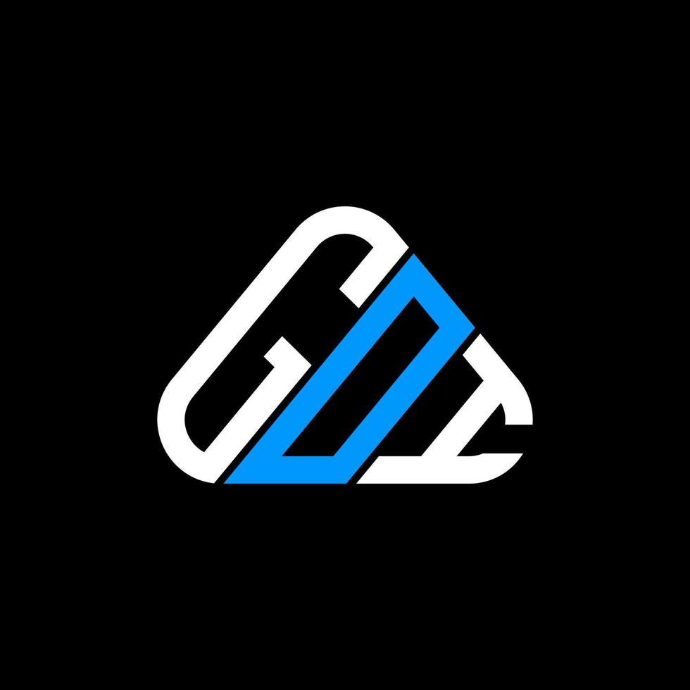goi brief logo creatief ontwerp met vector grafisch, goi gemakkelijk en modern logo.