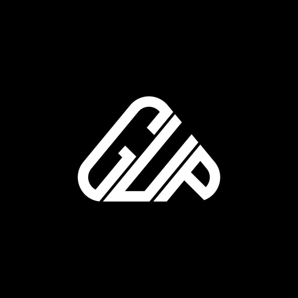 gup brief logo creatief ontwerp met vector grafisch, gup gemakkelijk en modern logo.