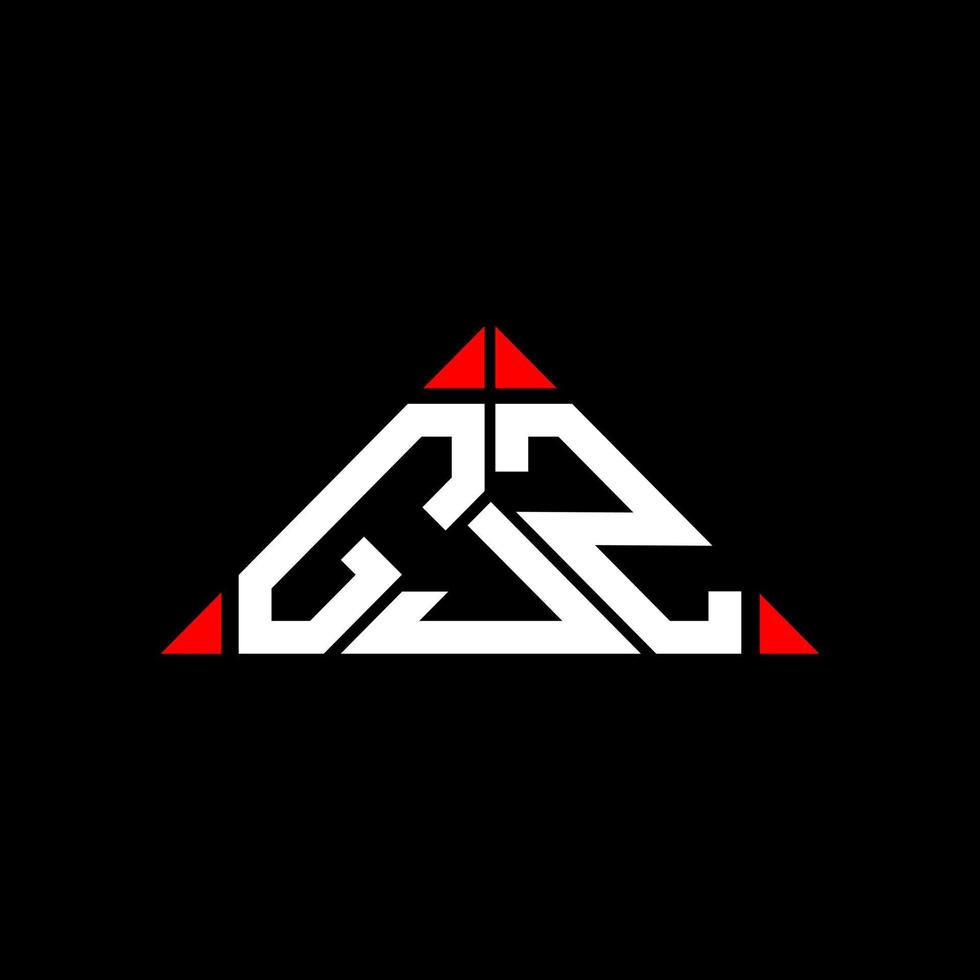 gjz brief logo creatief ontwerp met vector grafisch, gjz gemakkelijk en modern logo.