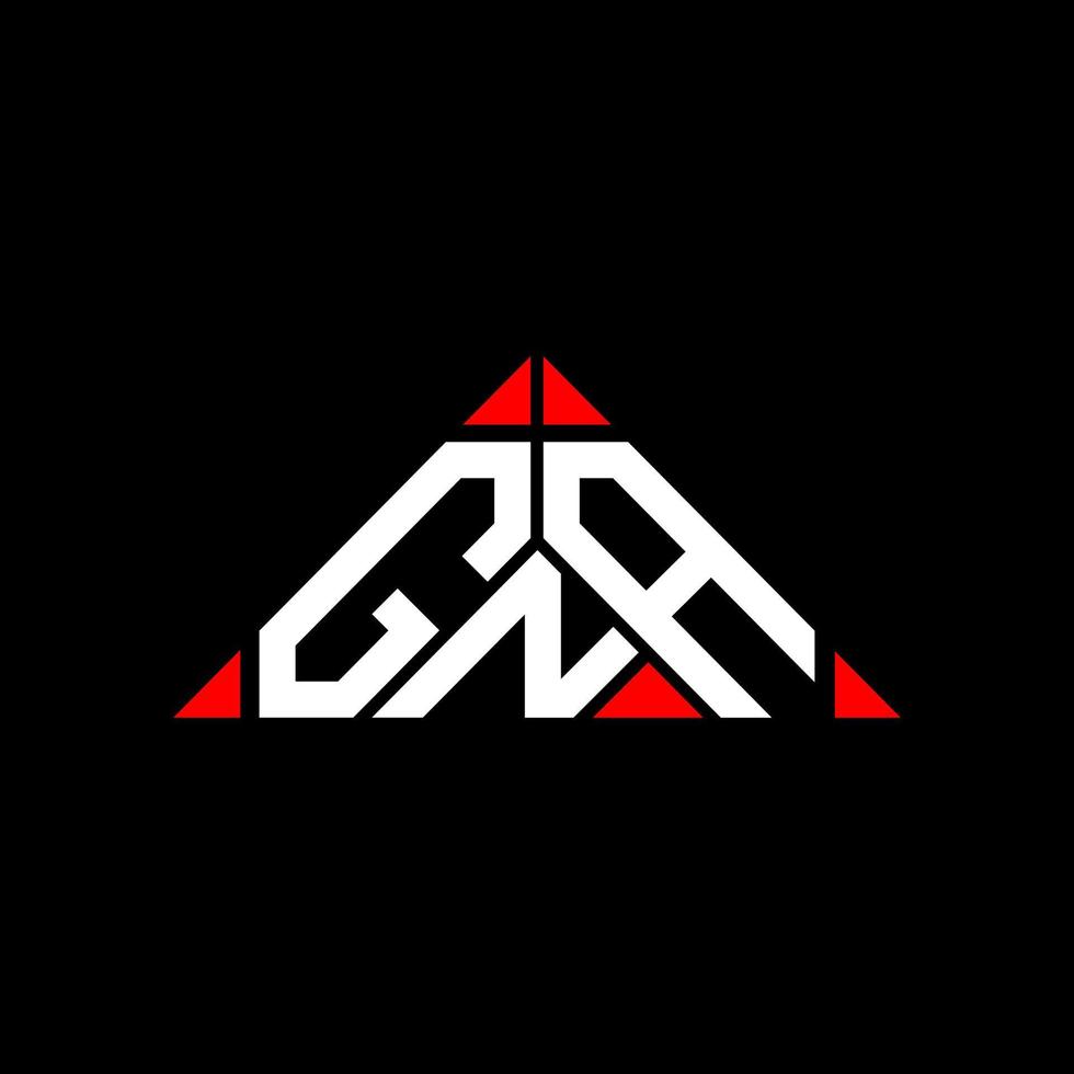 gna brief logo creatief ontwerp met vector grafisch, gna gemakkelijk en modern logo.