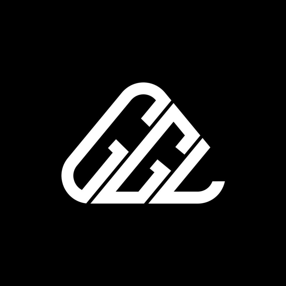 ggl brief logo creatief ontwerp met vector grafisch, ggl gemakkelijk en modern logo.