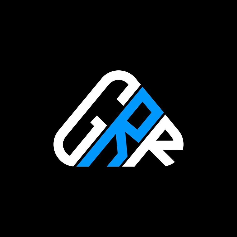grr brief logo creatief ontwerp met vector grafisch, grr gemakkelijk en modern logo.