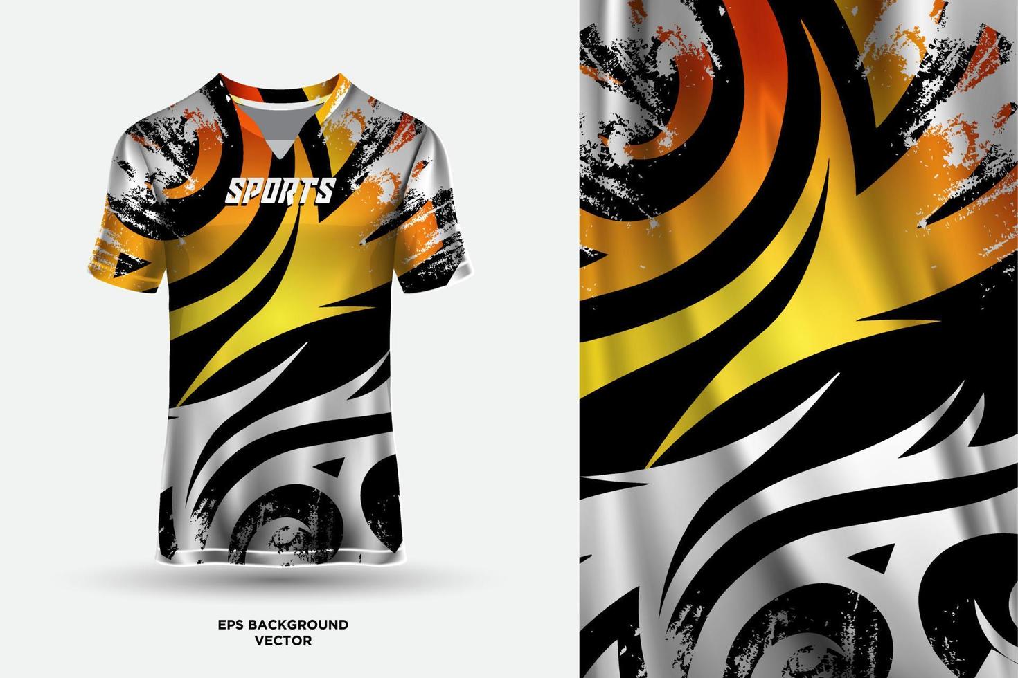 abstract sport- Jersey ontwerp sjabloon mockup vector