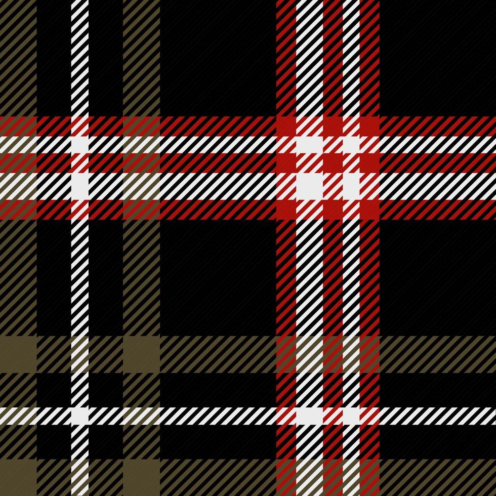 plaid patroon met rood, wit en bruin toon kleuren voor textiel afdrukken. naadloos plaid patroon vector illustratie