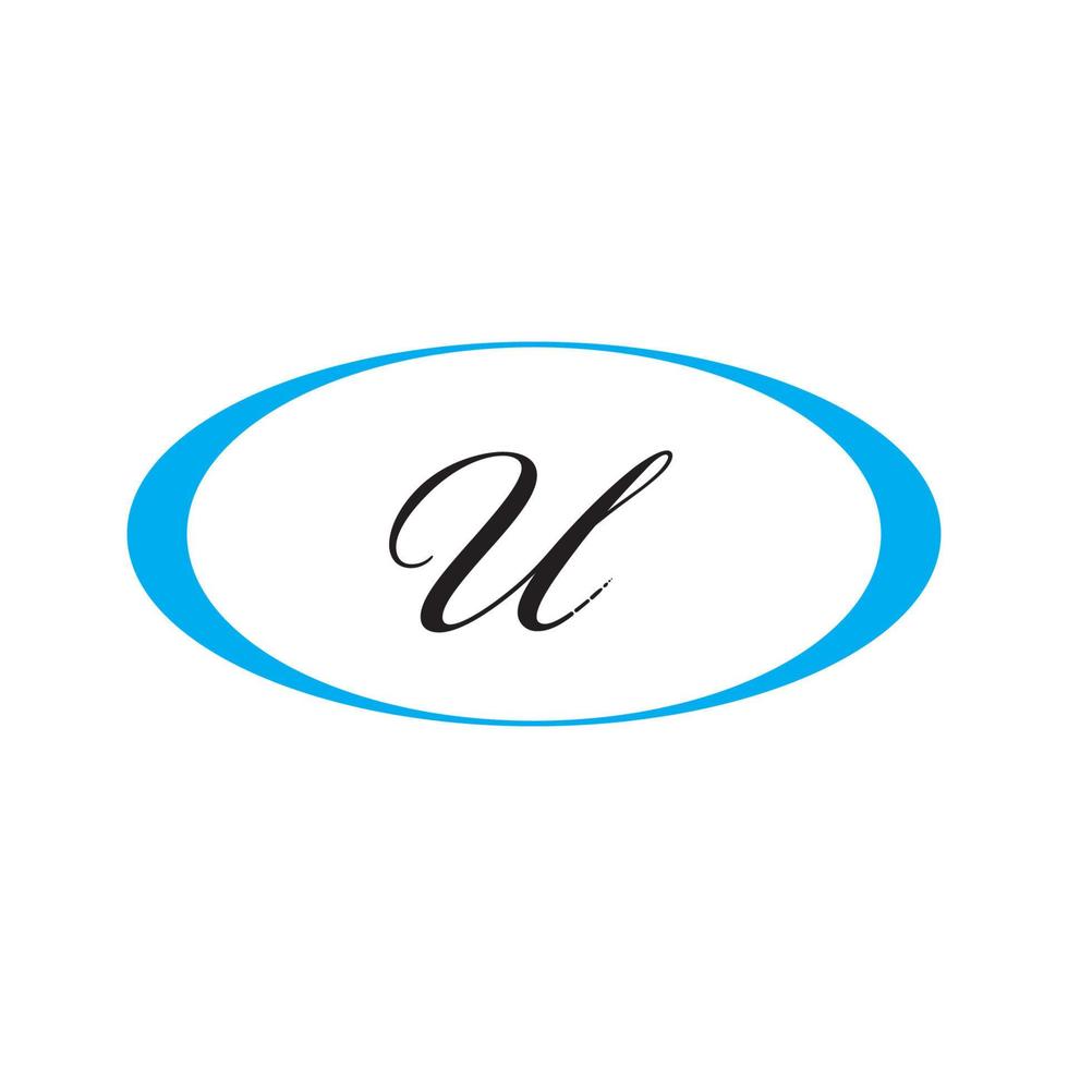 brief u bedrijf zakelijke abstract eenheid vector logo ontwerp sjabloon