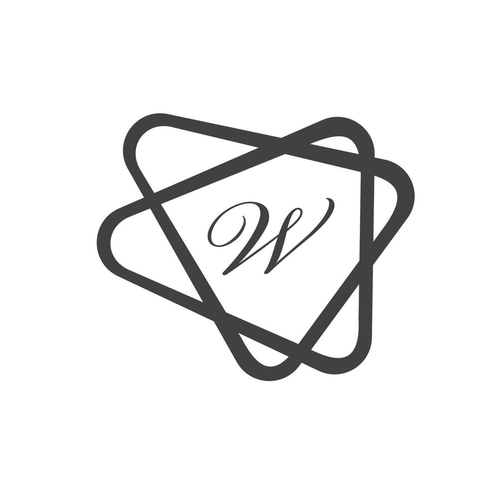brief w bedrijf zakelijke abstract eenheid vector logo ontwerp sjabloon